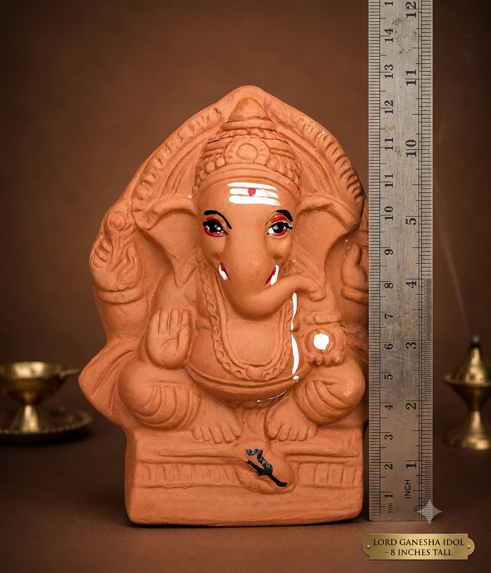 Plantable Ganesha Idol — Eco-Friendly Clay | Ganesh Chaturthi 2026
